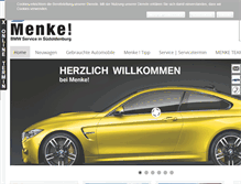 Tablet Screenshot of menke-gruppe.de